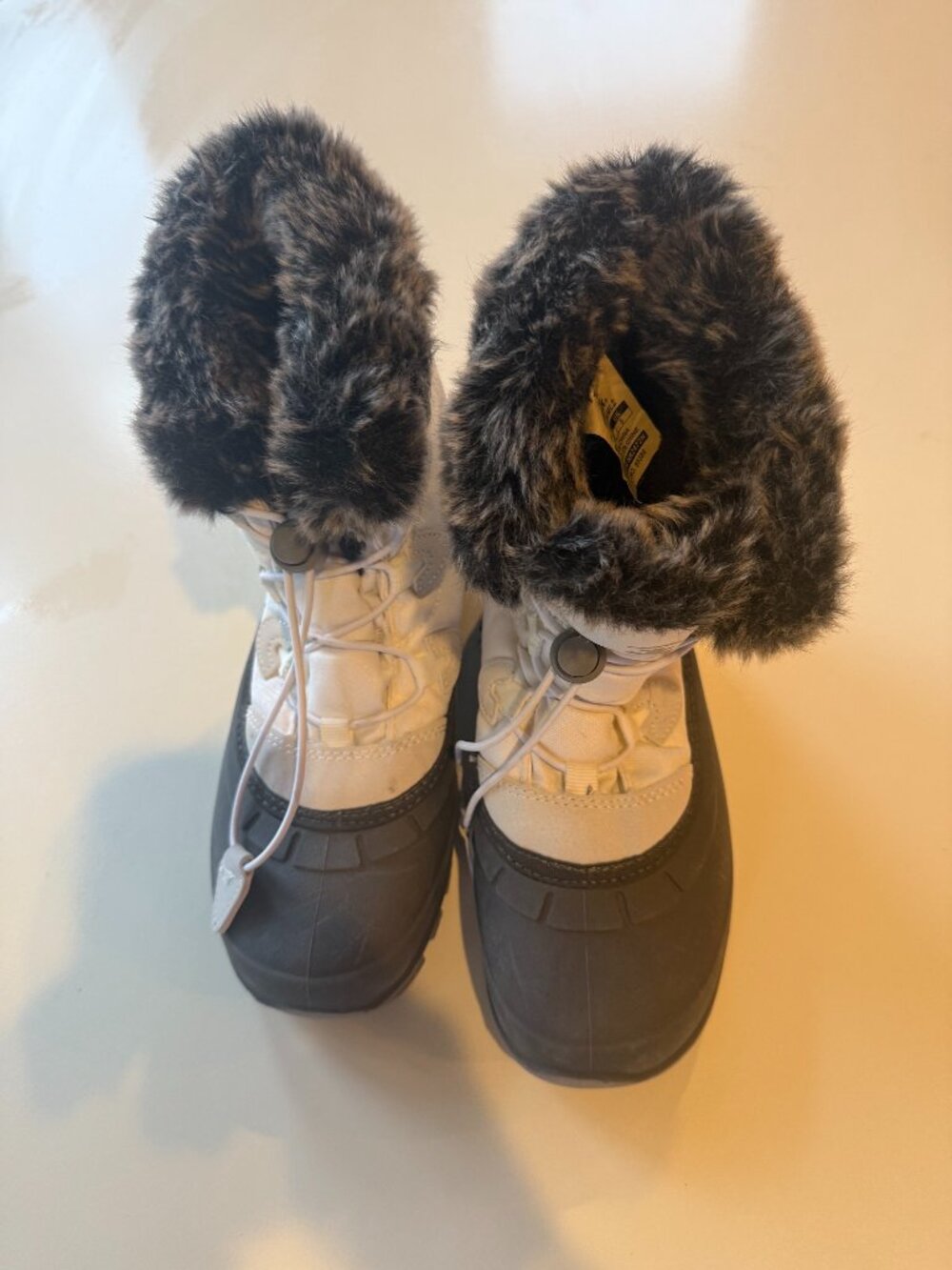 Kamik Momentum L2 Women's Waterproof Insulated Winter Snow Boots – White/Gray –